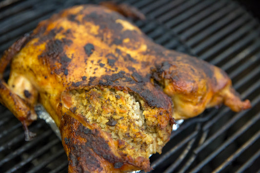 Cajun Whole Stuffed Chicken